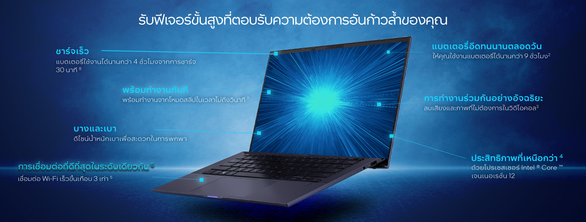 Power up with Intel® Evo™ laptops